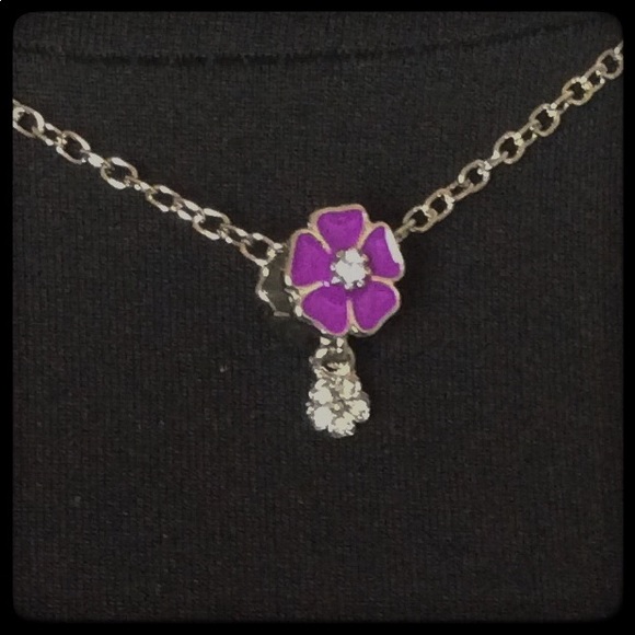 🆕✅ CABOCHON CHAIN NECKLACE WITH THREE CHARMS - Picture 2 of 4